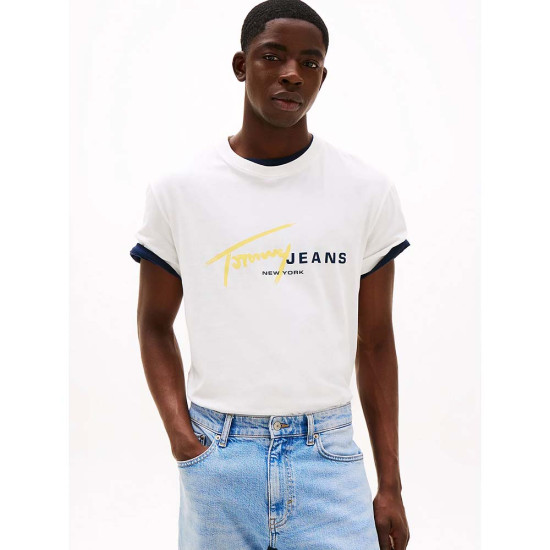 Tommy Hilfiger Ανδρική κοντομάνικη μπλούζα Graffiti Signature Logo T-Shirt
